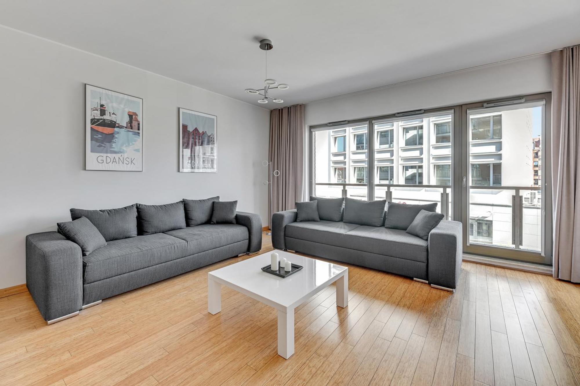 Waterlane Riverside - Spa, Pool, Gym & Parking By Downtown Apartments Gdansk Bagian luar foto