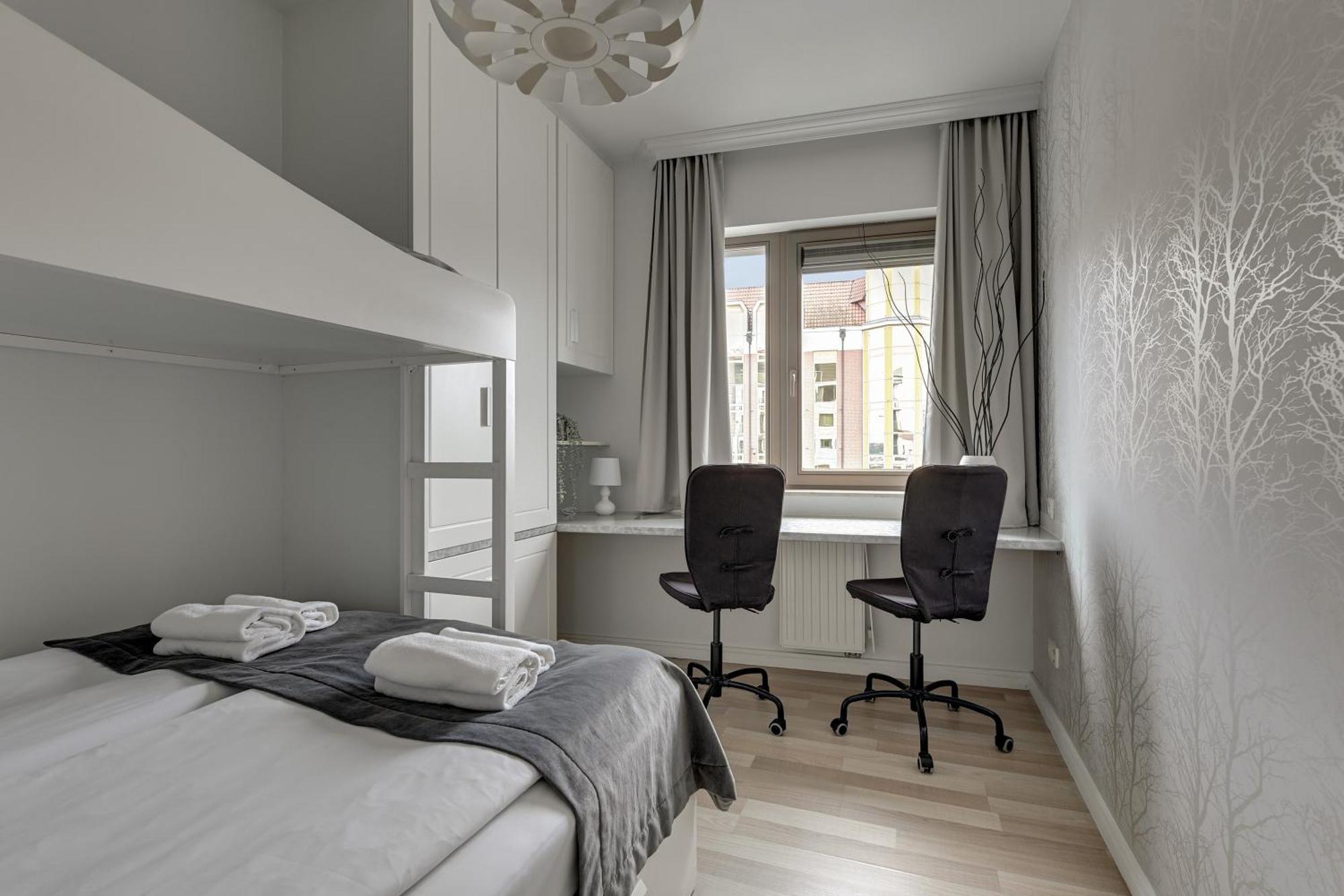 Waterlane Riverside - Spa, Pool, Gym & Parking By Downtown Apartments Gdansk Ruang foto