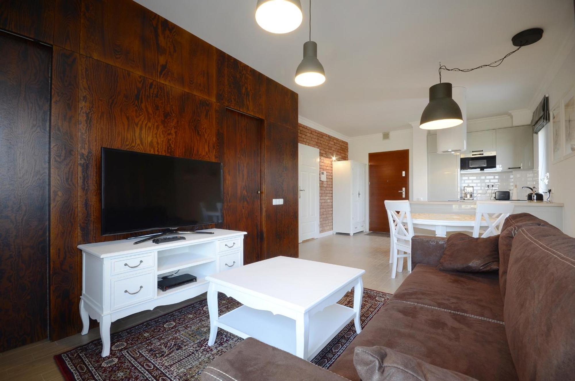 Waterlane Riverside - Spa, Pool, Gym & Parking By Downtown Apartments Gdansk Ruang foto