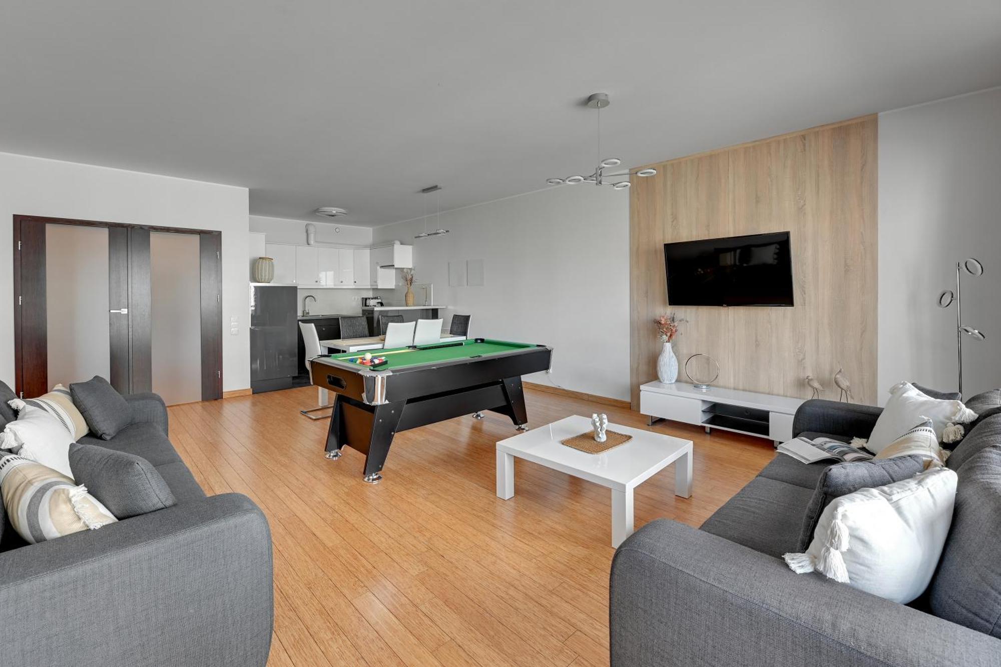 Waterlane Riverside - Spa, Pool, Gym & Parking By Downtown Apartments Gdansk Ruang foto