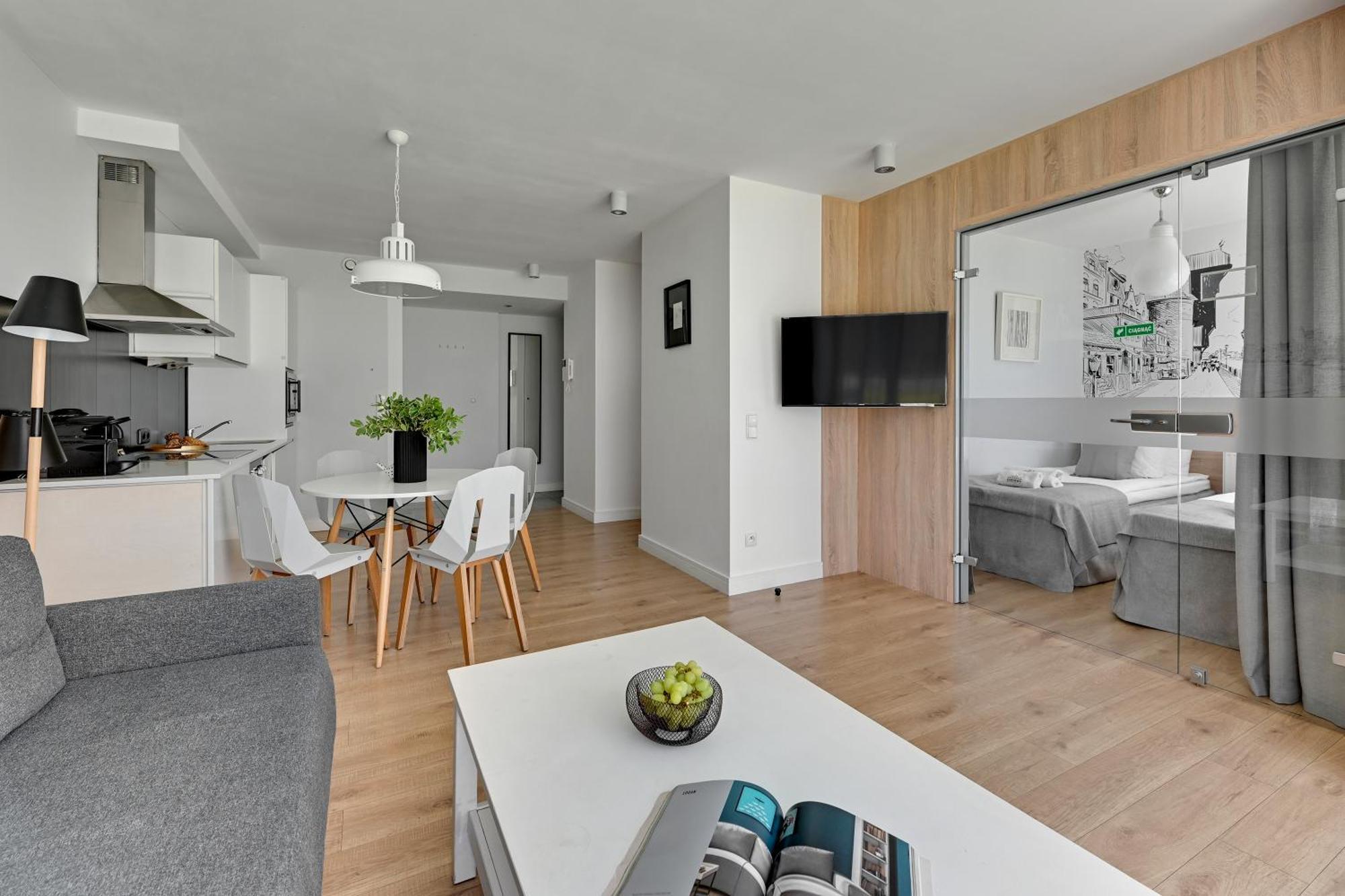 Waterlane Riverside - Spa, Pool, Gym & Parking By Downtown Apartments Gdansk Bagian luar foto